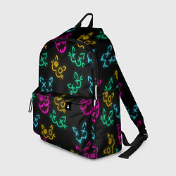 Рюкзак НЕОНОВЫЕ КОТИКИ NEON FACES CATS