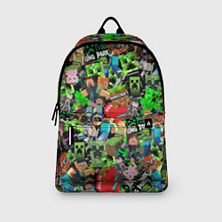 Рюкзак МАЙНКРАФТ ВСЕ ГЕРОИ И ПРЕДМЕТЫ, цвет: 3D-принт — фото 2