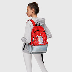 Рюкзак Дед Мороз с подарочным конвертом, цвет: 3D-принт — фото 2