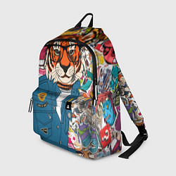 Рюкзак Стикербомбинг с тигром