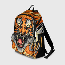 Рюкзак Символ года тигр в гневе, цвет: 3D-принт