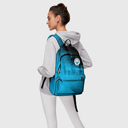 Рюкзак Manchester City голубая форма, цвет: 3D-принт — фото 2