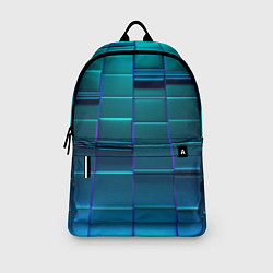 Рюкзак 3D квадраты неоновые, цвет: 3D-принт — фото 2