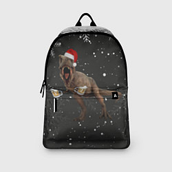 Рюкзак ПИВОЗАВР НОВОГОДНЯЯ НОЧЬ, цвет: 3D-принт — фото 2