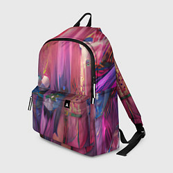 Рюкзак Ярко розовый, цвет: 3D-принт