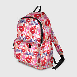 Рюкзак LOVE поцелуи, цвет: 3D-принт