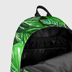 Рюкзак Тропические листья на темном фоне, цвет: 3D-принт — фото 2