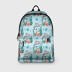 Рюкзак Дельфины Море, цвет: 3D-принт — фото 2