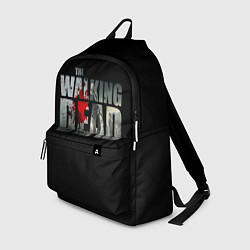Рюкзак Walking dead - лого с пятнами крови, цвет: 3D-принт