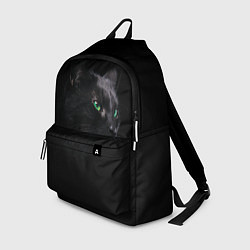 Рюкзак Черна кошка с изумрудными глазами