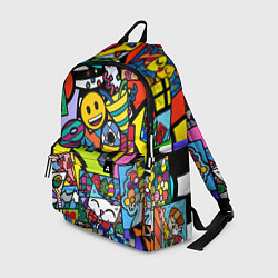 Рюкзак Romero Britto - emoji, цвет: 3D-принт