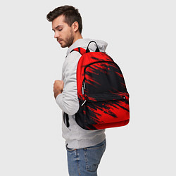 Рюкзак Красная краска брызги, цвет: 3D-принт — фото 2