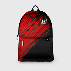 Рюкзак Honda - Red texture, цвет: 3D-принт — фото 2