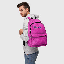 Рюкзак Daddy pink, цвет: 3D-принт — фото 2