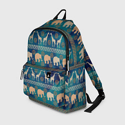 Рюкзак Жирафы и слоны, цвет: 3D-принт