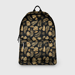Рюкзак Золотые листья паттерн и текстуры, цвет: 3D-принт — фото 2