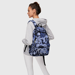 Рюкзак Цветы Темные Розы, цвет: 3D-принт — фото 2