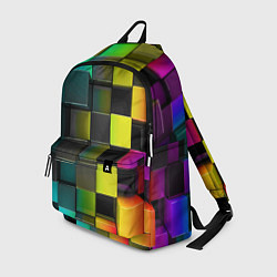 Рюкзак Colored Geometric 3D pattern, цвет: 3D-принт