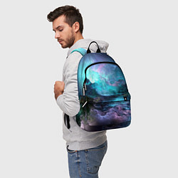 Рюкзак Разноцветные тучи, цвет: 3D-принт — фото 2