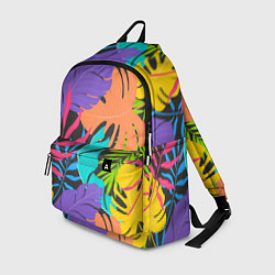 Рюкзак Тропические экзотические листья, цвет: 3D-принт