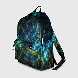 Рюкзак Абстрактная неоновая футуристическая композиция Ab, цвет: 3D-принт