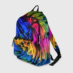 Рюкзак Абстрактная неоновая композиция Abstract neon comp, цвет: 3D-принт