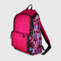 Рюкзак Розовый в цветах, цвет: 3D-принт