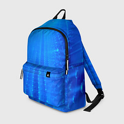 Рюкзак Неоновый фонари и лучи - Синий, цвет: 3D-принт