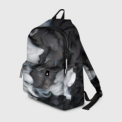 Рюкзак Абстрактная черно-белая краска, цвет: 3D-принт