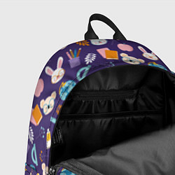 Рюкзак Коалы и зайки, цвет: 3D-принт — фото 2