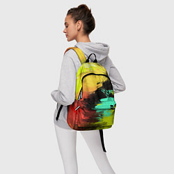 Рюкзак Яркий красочный гранж, цвет: 3D-принт — фото 2