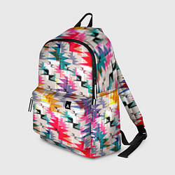 Рюкзак Многоцветный абстрактный геометрический, цвет: 3D-принт