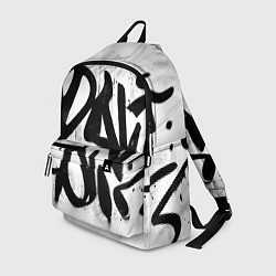 Рюкзак Крупные граффити надписи, цвет: 3D-принт