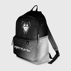 Рюкзак Poppy Playtime glitch на темном фоне: символ сверх, цвет: 3D-принт