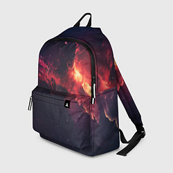 Рюкзак Космическое пламя, цвет: 3D-принт