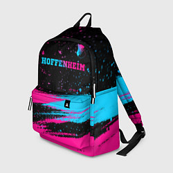 Рюкзак Hoffenheim - neon gradient: символ сверху, цвет: 3D-принт