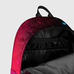 Рюкзак Nissan - neon gradient: символ, надпись, цвет: 3D-принт — фото 2