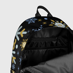 Рюкзак Новый Год Дед Мороз На Снегоходе, цвет: 3D-принт — фото 2