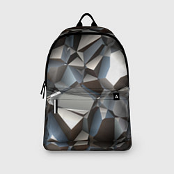 Рюкзак Полигональная скальная текстура - объём, цвет: 3D-принт — фото 2