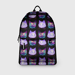 Рюкзак Неоновые кошачьи морды, цвет: 3D-принт — фото 2