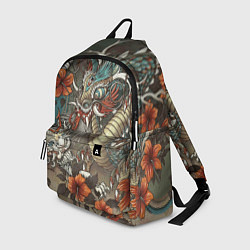 Рюкзак Тигр и дракон мифические, цвет: 3D-принт