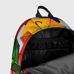 Рюкзак Разноцветные зонтики, цвет: 3D-принт — фото 2