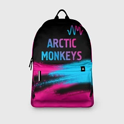 Рюкзак Arctic Monkeys - neon gradient: символ сверху, цвет: 3D-принт — фото 2