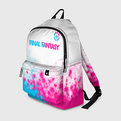 Рюкзак Final Fantasy neon gradient style: символ сверху