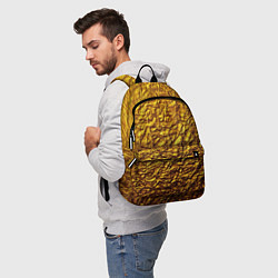 Рюкзак Золотая фольга, цвет: 3D-принт — фото 2