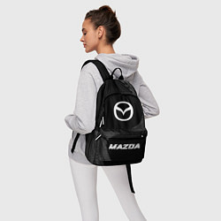 Рюкзак Mazda speed шины на темном: символ, надпись, цвет: 3D-принт — фото 2
