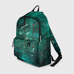Рюкзак Светло-зелёный туман, краски и царапины