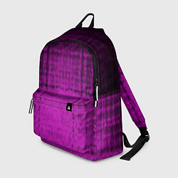 Рюкзак Абстрактный мозаичный черно - пурпурный узор