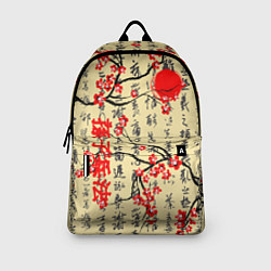 Рюкзак Иероглифы и сакура, цвет: 3D-принт — фото 2