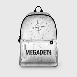 Рюкзак Megadeth glitch на светлом фоне: символ, надпись, цвет: 3D-принт — фото 2